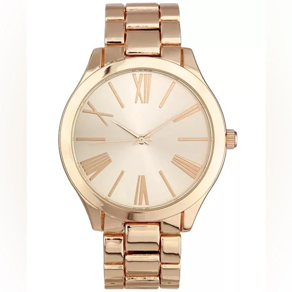 NIB Women's Gold-Tone Bracelet Watch